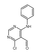 4-chloro-6-(phenylamino)pyrimidine-5-carbaldehyde结构式