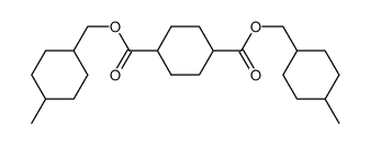 bis((4-methylcyclohexyl)methyl) cyclohexane-1,4-dicarboxylate结构式