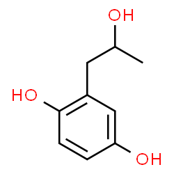 (-)-2,5-Dihydroxy-α-methylphenethyl alcohol Structure