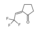 2-(2,2,2-trifluoroethylidene)cyclopentan-1-one结构式
