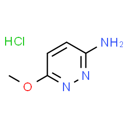 3-氨基-6-甲氧基哒嗪(盐酸盐)结构式