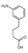 4-(3-aminophenyl)butanoic acid Structure