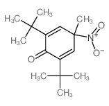 2,5-Cyclohexadien-1-one,2,6-bis(1,1-dimethylethyl)-4-methyl-4-nitro- Structure
