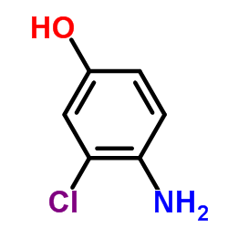 4-氨基-3-氯苯酚结构式