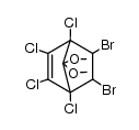 1,2,3,4-Tetrachlor-5,6-dibrom-7,7-dimethoxy-bicyclo[2.2.1]hepten-(2)结构式