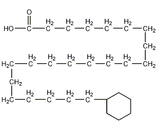 环己基二十二(烷)酸结构式