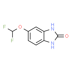 5-(difluoromethoxy)-1H-benzo[d]imidazol-2-ol(PantoprazoleImpurity) Structure