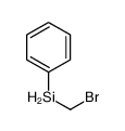 bromomethyl(phenyl)silane结构式