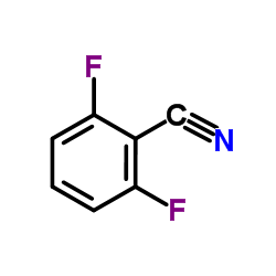2,6-Difluorobenzonitrile structure