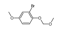 2-Bromo-4-Methoxy-1-(Methoxymethoxy)Benzene Structure