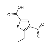 5-ethyl-4-nitrothiophene-2-carboxylic acid结构式
