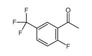 2'-氟-5'-(三氟甲基)苯乙酮结构式
