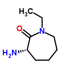 (S)-3-胺基-1-乙基氮杂卓-2-酮盐酸盐结构式