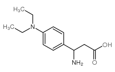 3-氨基-3-(4-二乙基氨基苯基)-丙酸结构式