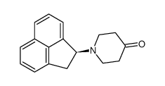 (s)-1-(1,2-二氢乙酰萘-1-基)哌啶-4-酮结构式