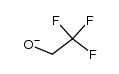 2,2,2-trifluoroethoxide anion Structure