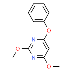 Pyrimidine, 2,4-dimethoxy-6-phenoxy- (9CI)结构式