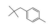 4-methyl-1-(2,2-dimethylpropyl)benzene结构式