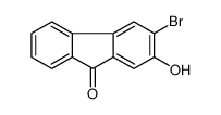 3-溴-2-羟基-9h-芴-9-酮结构式