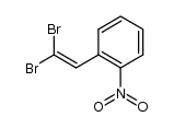 1-(2,2-DIBROMOVINYL)-2-NITROBENZENE结构式