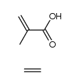 聚(乙烯-共-甲基丙烯酸)钠盐结构式