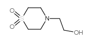 4-(2-羟乙基)硫代吗啉1,1-二氧化物结构式