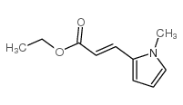 3-(1-甲基-1H-吡咯-2-基)-丙烯酸乙酯结构式