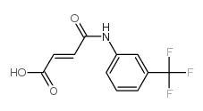 4-氧-4-[3-(三氟甲基)苯氨基]丁基-2-辛烯酸结构式