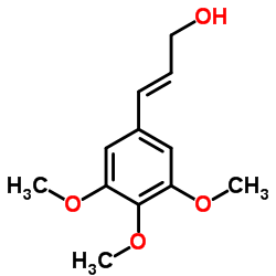 反式-3,4,5-三甲氧基肉桂醇结构式