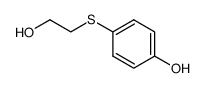 4-(2-hydroxyethylsulfanyl) phenol Structure