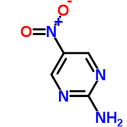 2-Amino-5-nitropyrimidine Structure