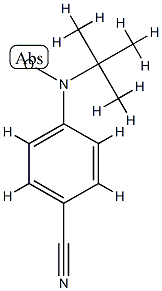 tert-Butyl p-cyanophenyl nitroxide radical结构式