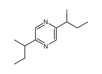 2,5-bis(1-methylpropyl)pyrazine Structure