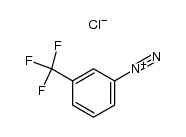 m-trifluoromethyldiazonium chloride Structure