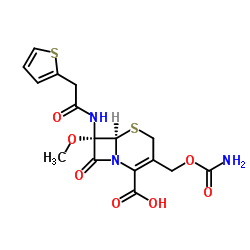 Cefoxitin structure
