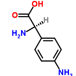 D-4-氨基苯甘氨酸结构式