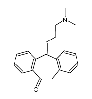 N,Ndimethyl-3-(10,11-dihydro-10-oxo-5H-dibenzo[a,d]cycloheptene)-Δ5,γ-propylamine Structure