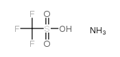 Ammonium trifluoromethanesulfonate Structure