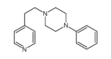 1-phenyl-4-(2-pyridin-4-ylethyl)piperazine Structure
