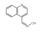 4-Quinolinecarboxaldehyde,oxime Structure