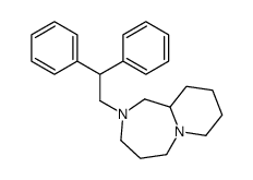 2-(2,2-diphenylethyl)-3,4,5,7,8,9,10,10a-octahydro-1H-pyrido[1,2-a][1,4]diazepine结构式
