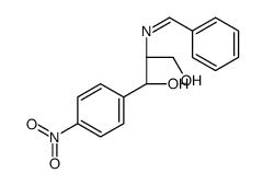 [S(R*,R*)]-2-(benzylideneamino)-1-(4-nitrophenyl)propane-1,3-diol结构式