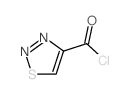 1,2,3-Thiadiazole-4-carbonyl chloride (6CI,7CI,8CI,9CI) Structure