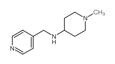 (1-甲基-哌啶-4-基)-吡啶-4-甲胺结构式