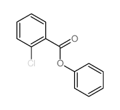 Benzoic acid,2-chloro-, phenyl ester结构式