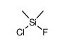 chloro-fluoro-dimethyl-silane结构式