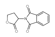 2-(2-Oxotetrahydrofuran-3-yl)-1H-isoindole-1,3(2H)-dione Structure