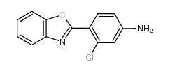 4-苯并噻唑-2-基-3-氯苯胺结构式