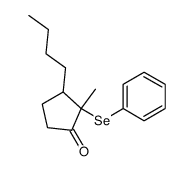 3-butyl-2-methyl-2-(phenylselanyl)cyclopentan-1-one Structure