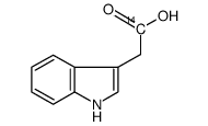2-(1H-indol-3-yl)acetic acid Structure